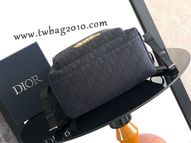 Dior专柜新款迪奥高仿原单Rider 2.0拉链双肩背包男士后背包 djfk1732